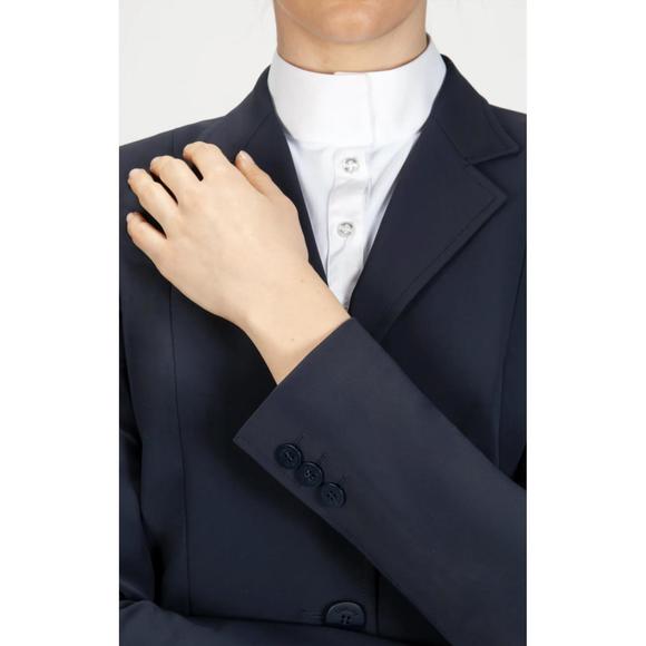 NEW EQUILINE hayley ‚Äì hunter women‚Äôs show coat in x-cool evo in blue - Picture 2 of 4